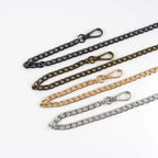 Taschenkette Metall - silber kurz