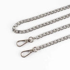 Taschenkette Metall - silber kurz