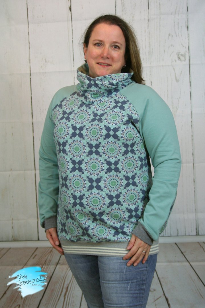 Designbeispiel: lillesol women No.39 Raglan-Hoodie