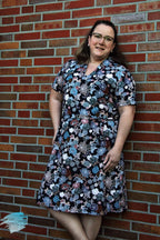 Designbeispiel: lillesol women No.44 Kleid & Shirt Miaflora