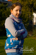 Designbeispiel: lillesol basics No.65 Raglan-Hoodie