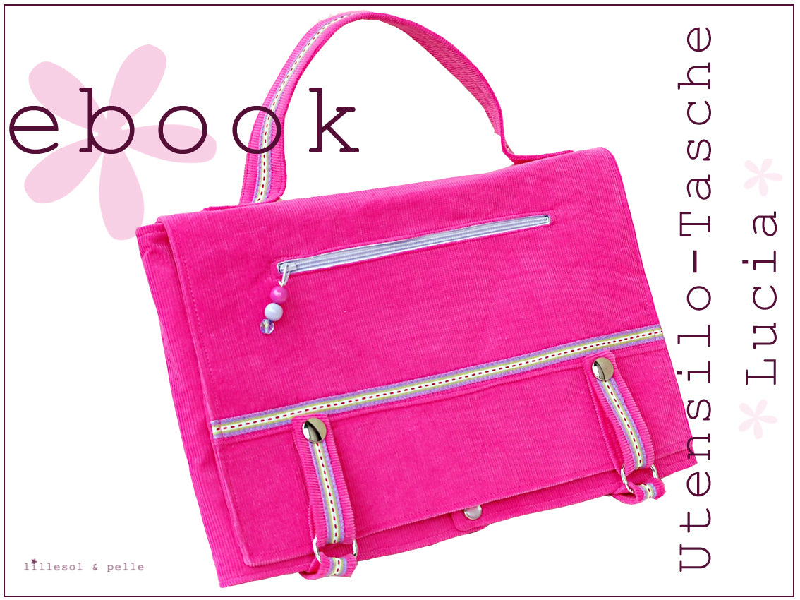 Ebook / Schnittmuster Utensilo-Tasche Lucia