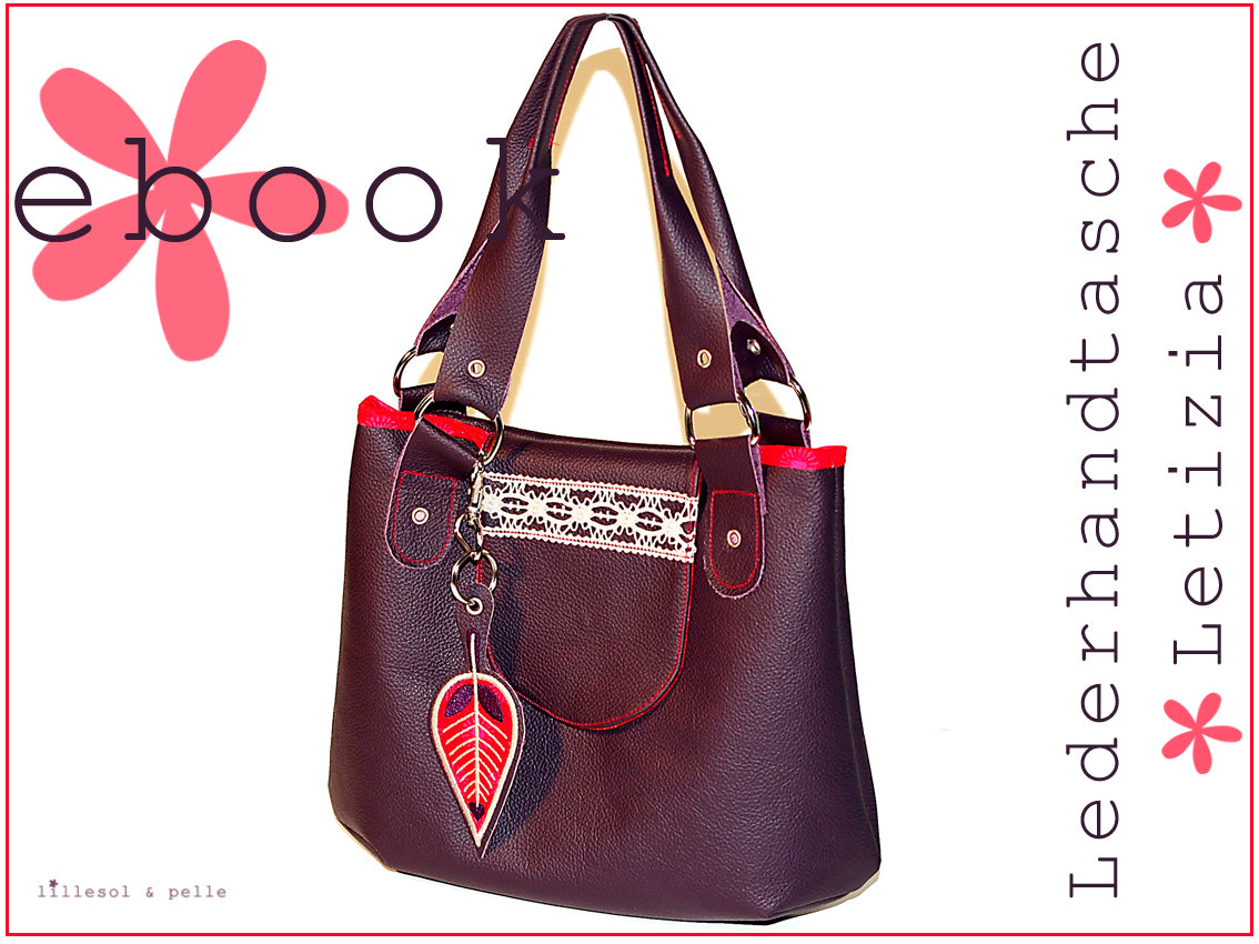 Ebook / Schnittmuster Lederhandtasche Letizia