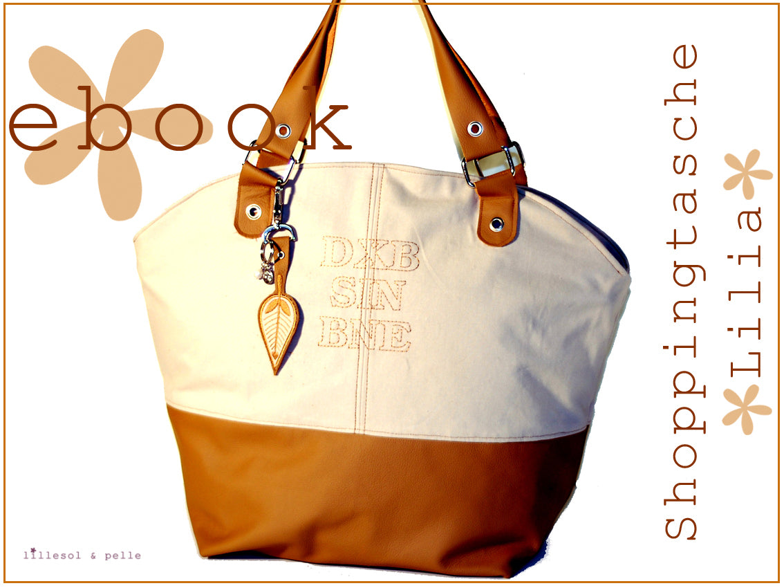 Ebook / Schnittmuster Shoppingtasche Lilia