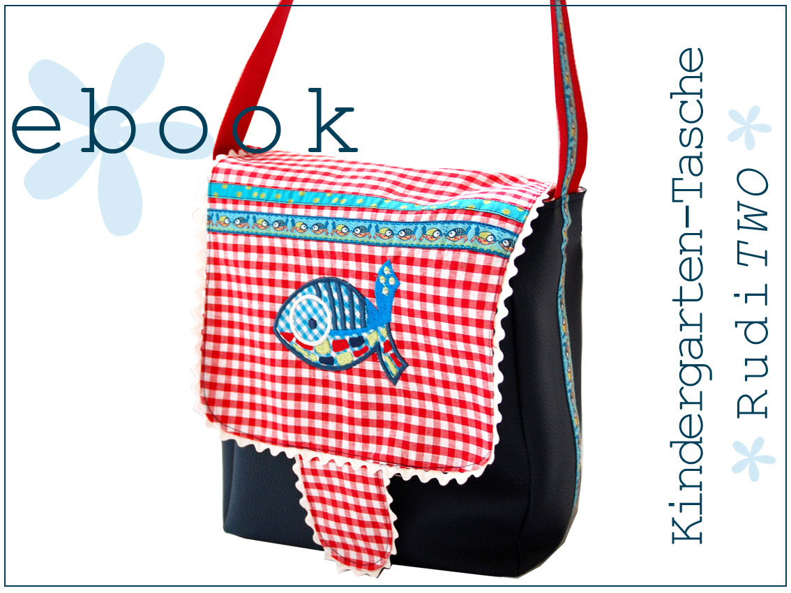 Ebook / Schnittmuster Kindergarten-Tasche RudiTWO