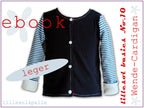 Ebook / Schnittmuster lillesol basic No.10 Wende-Cardigan leger