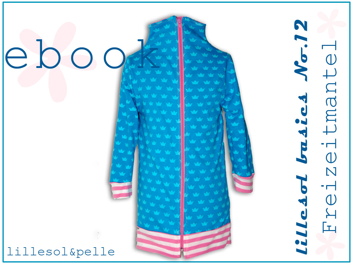 Ebook / Schnittmuster lillesol basic No.12 Freizeitmantel