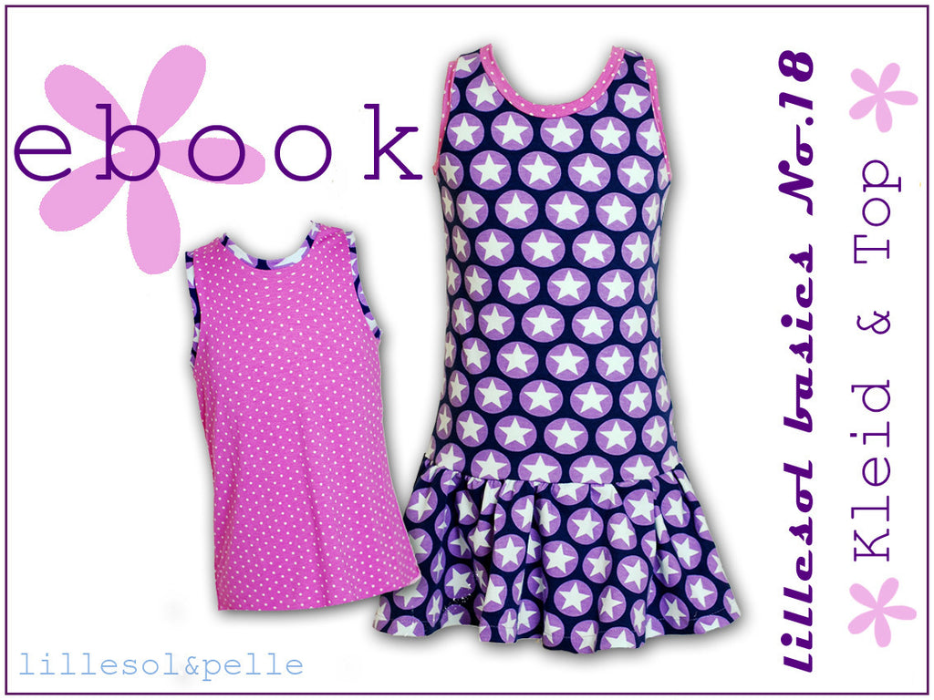 Ebook / Schnittmuster lillesol basic No.18 Sommerkombi Kleid und Top