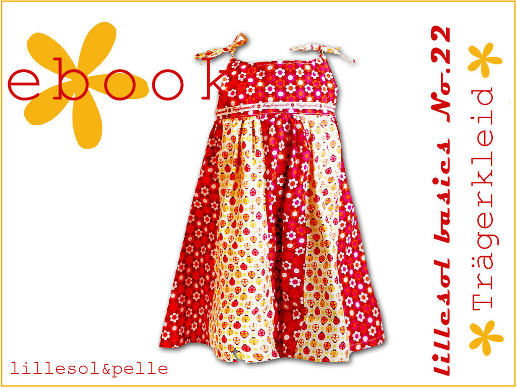 Ebook / Schnittmuster lillesol basic No.22 Trägerkleid