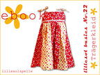 Ebook / Schnittmuster lillesol basic No.22 Trägerkleid