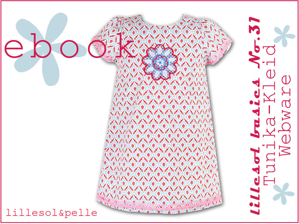 Ebook / Schnittmuster lillesol basic No.31 Tunika-Kleid Webware