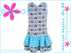 Ebook / Schnittmuster lillesol basic No.32 Knopfkleid