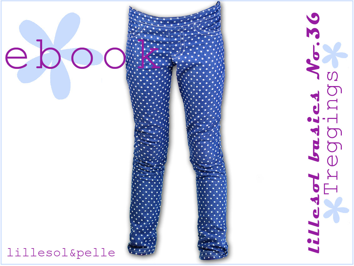 Ebook / Schnittmuster lillesol basics No.36 Treggings