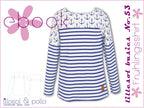 Ebook / Schnittmuster lillesol basics No.53 Frühlingsshirt * mit Video-Nähanleitung *