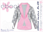 Ebook / Schnittmuster lillesol basics No.54 Cardigan mit Schalkragen *mit Video-Nähanleitung*