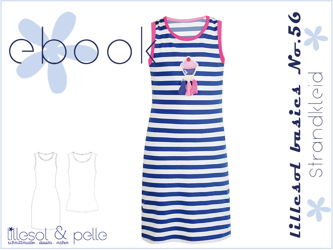 Freebook lillesol basics No.56 Strandkleid *kostenloses Schnittmuster*