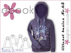 Ebook / Schnittmuster lillesol basics No.65 Raglan-Hoodie *mit Video-Nähanleitung*