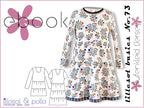 Ebook / Schnittmuster lillesol basics No.73 Stufenkleid (Jersey) *mit Video-Nähanleitung*