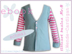Ebook / Schnittmuster lillesol basic No.8 Wende-Cardigan schmal *mit Video-Nähanleitung*