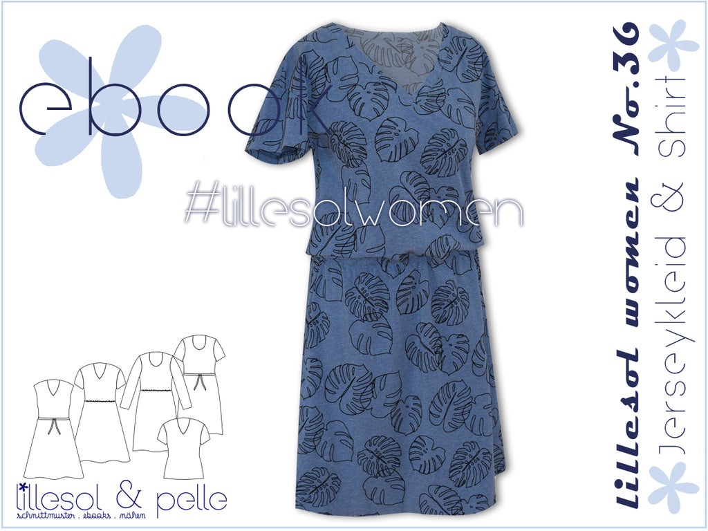 lillesol ebook set basics No.62 und women No. 36 * mit Video-Nähanleitung *