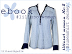 Ebook / Schnittmuster lillesol women No.5 Blusenshirt Jersey *mit Video-Nähanleitung*