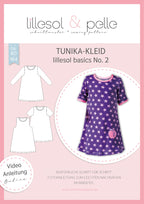 Papierschnittmuster lillesol basics No.2 Tunika-Kleid *mit Video-Anleitung* ✂✂✂