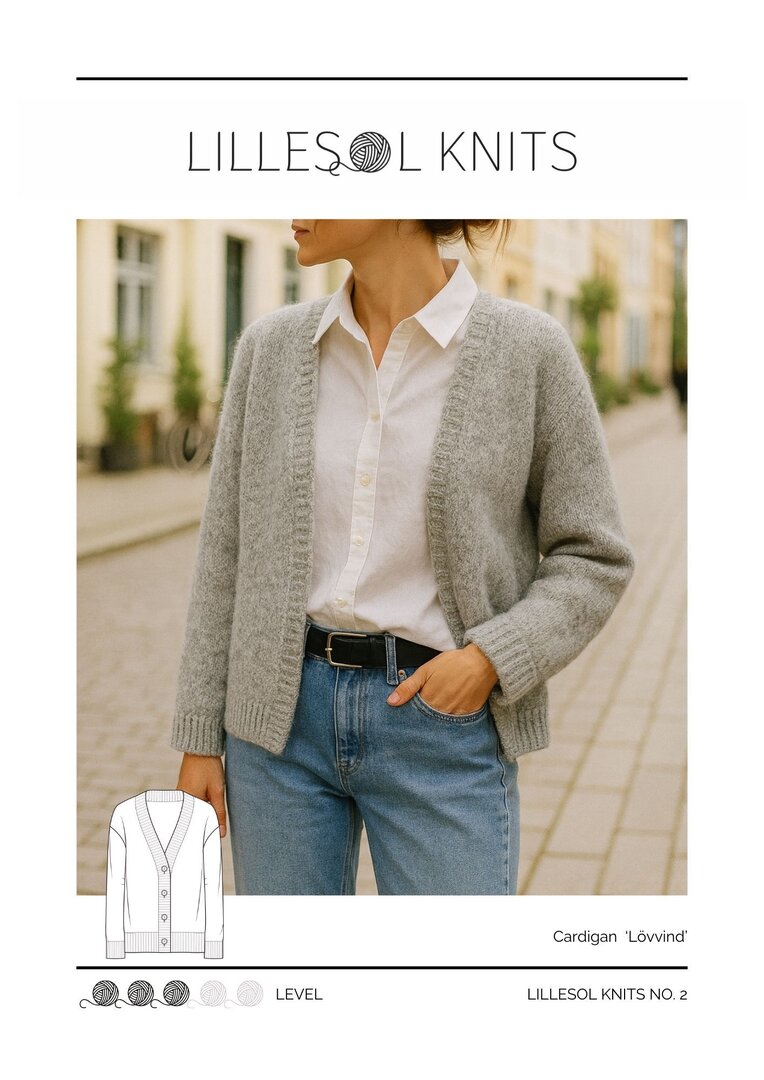 Ebook / Strickanleitung lillesol knits No.2 Cardigan "Lövvind"