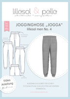 Ebook / Schnittmuster lillesol men No4 Jogginghose "Jogga" mit Video-Nähanleitung