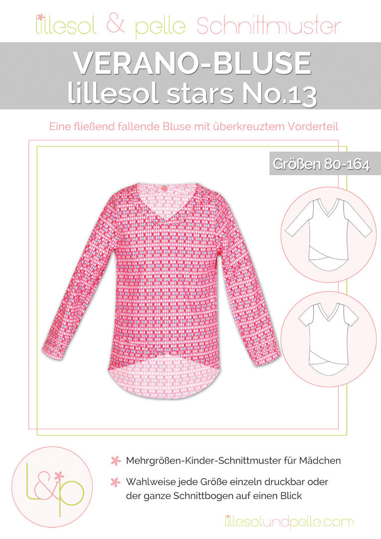 lillesol ebook set stars No.13 und women No.17 *mit Video-Nähanleitung*