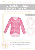 Ebook / Schnittmuster lillesol stars No.13 Verano-Bluse *mit Video-Nähanleitung*