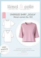 Papierschnittmuster lillesol women No.103 Oversize Shirt "Solea" *mit Video-Nähanleitung ✂✂✂