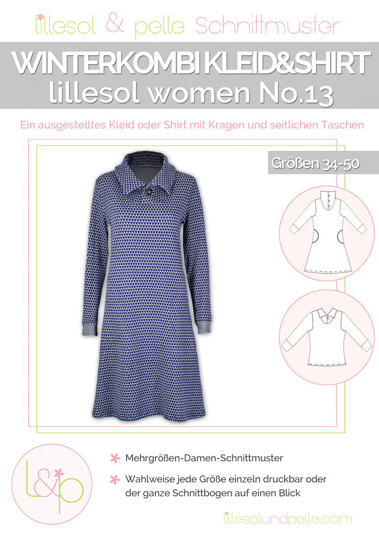 lillesol ebook set basic No.46 und women No.13 *mit Video-Nähanleitung*