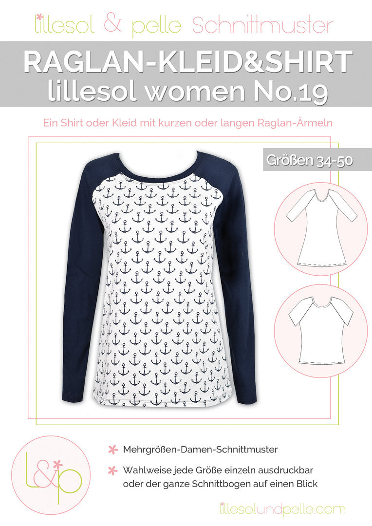 lillesol ebook set basics No.48 und women No.19 *mit Video-Nähanleitung* * mit Video-Nähanleitung *