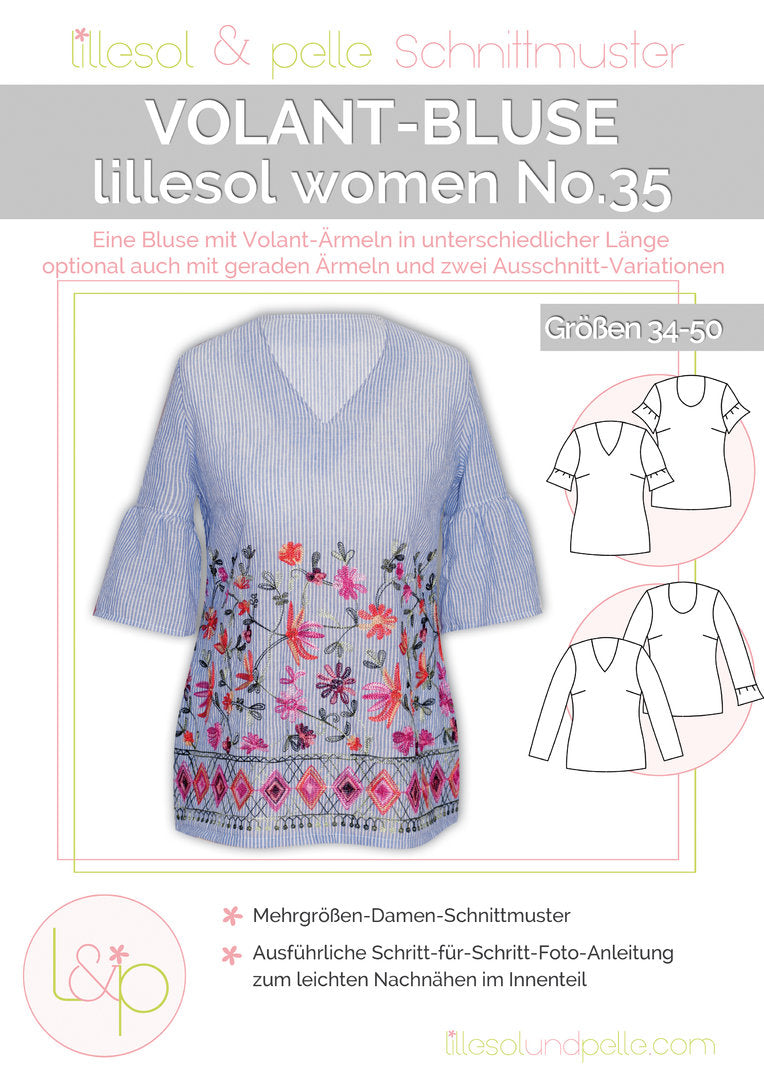 lillesol ebook set basics No.61 und women No.35 * mit Video-Nähanleitung *