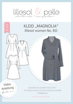 Ebook / Schnittmuster lillesol women No.60 Kleid "Magnolia" *mit Video Nähanleitung*