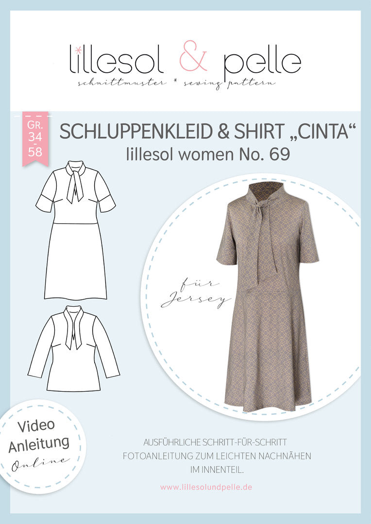 Jersey "small stripes" - schwarz