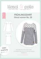 Ebook / Schnittmuster lillesol women No.28 Frühlingsshirt *mit Video-Nähanleitung*
