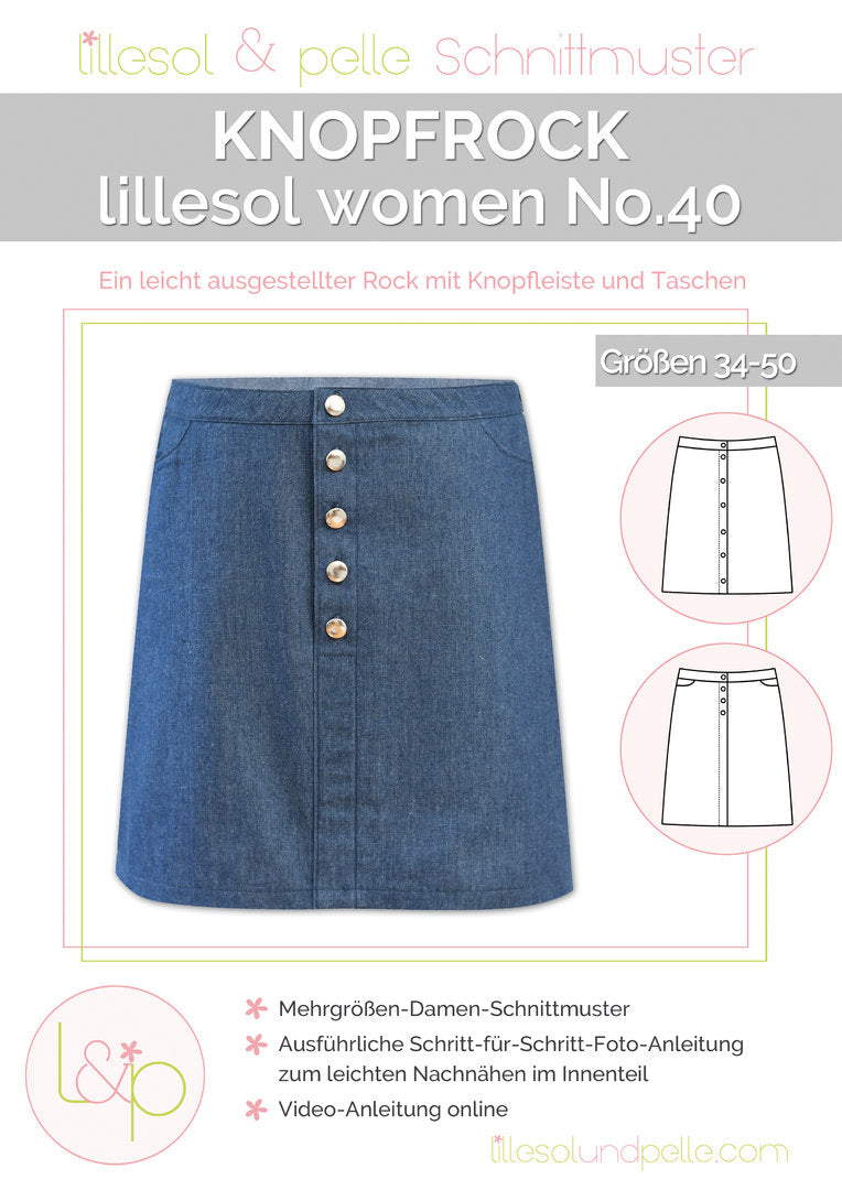 lillesol ebook set basics No.11 und women No.40 * mit Video-Nähanleitung *