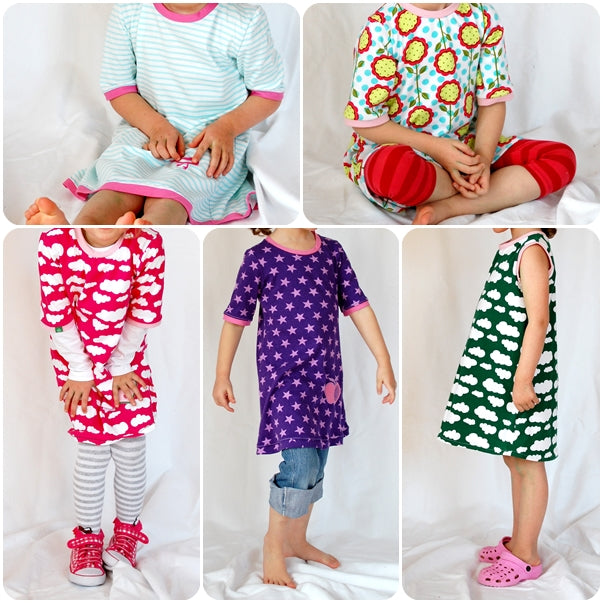 Ebook / Schnittmuster lillesol basic No.2 Tunika-Kleid *mit Video-Anleitung*