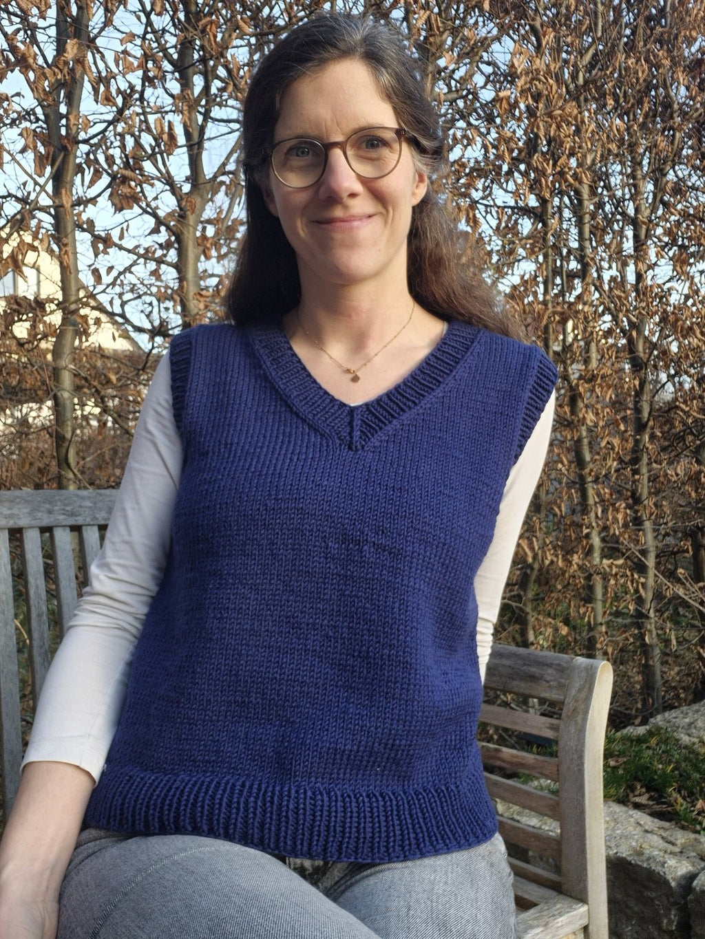 Designbeispiel: Ebook / Strickanleitung lillesol knits No.3 Slipover "Svala"