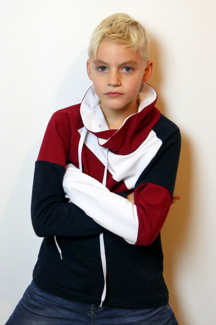 Designbeispiel: lillesol basics No.65 Raglan-Hoodie