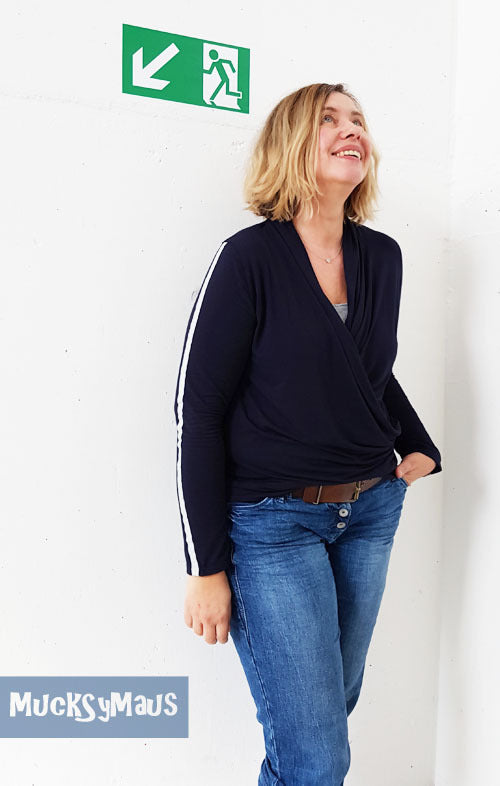 Designbeispiel: lillesol women No.41 Wickelshirt