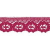 Baumwollspitze - fuchsia