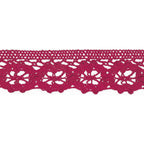 Baumwollspitze - fuchsia