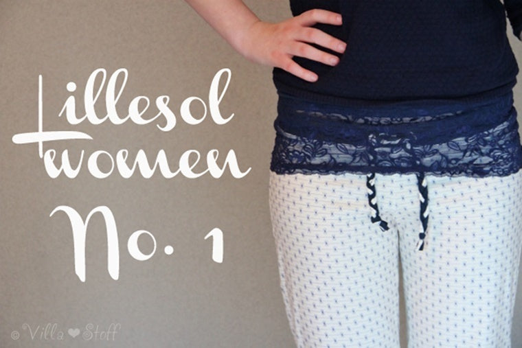 Ebook / Schnittmuster lillesol women No.1 Freizeithose *mit Video-Nähanleitung*