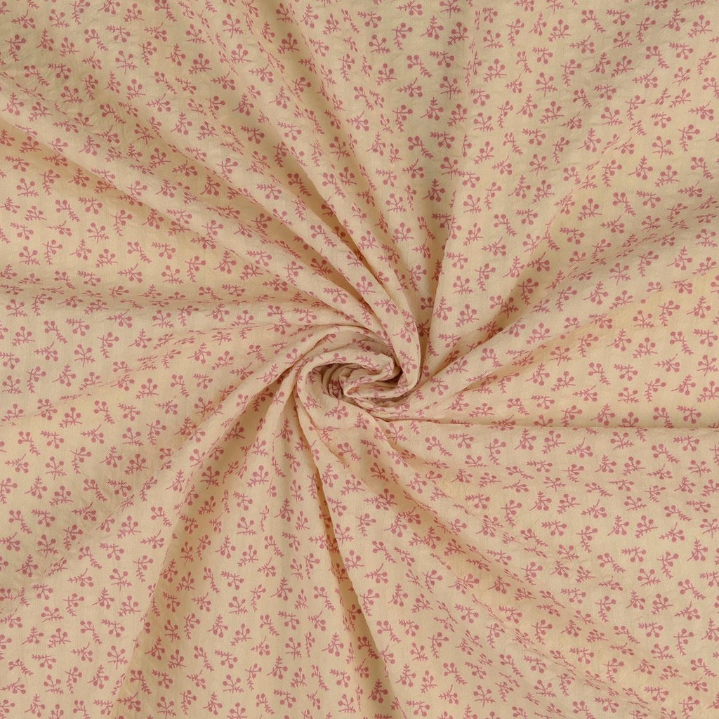 Baumwoll-Seersucker - vintage rosa *mit Video-Vorstellung*