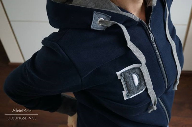Designbeispiel: lillesol women No.15 Kapuzenjacke