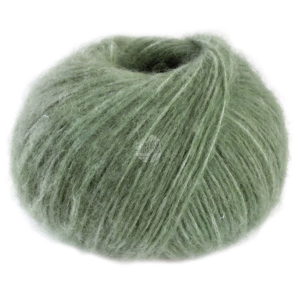 Alpaca Air II – Lana Grossa – graugrün / 14