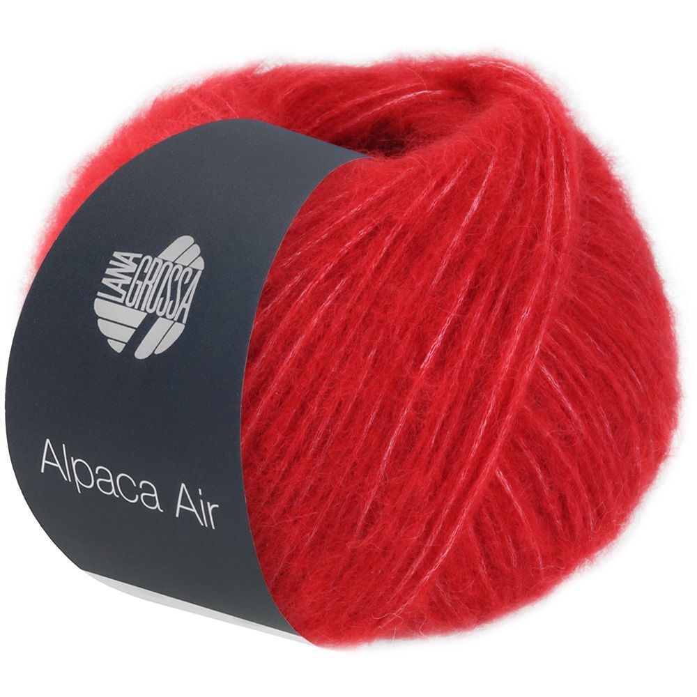 Alpaca Air – Lana Grossa – rot / 9