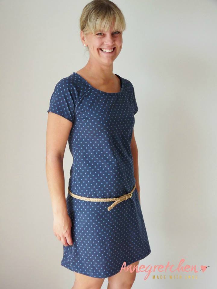 Ebook / Schnittmuster lillesol women No.19 Raglan-Kleid & Shirt * mit Video-Nähanleitung *